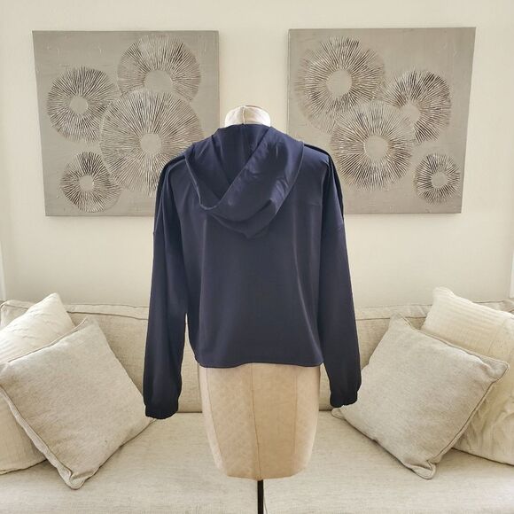 Ideology  Cropped Quarter-Zip Hoodie sz Lg - Picture 7 of 12